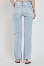 Load image into Gallery viewer, RISEN Full Size High Rise Distressed Wide Leg Jeans
