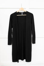 Load image into Gallery viewer, DOORBUSTER Alexis Lightweight Long Knit Cardigan in Black