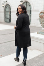 Load image into Gallery viewer, DOORBUSTER Alexis Lightweight Long Knit Cardigan in Black