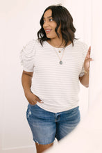 Load image into Gallery viewer, All In The Sleeves Striped Top