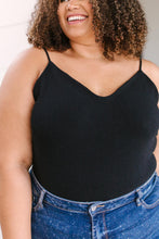 Load image into Gallery viewer, Better Or Best Black Tank Bodysuit