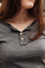 Load image into Gallery viewer, By The Fireplace Thermal Top in Charcoal
