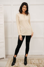 Load image into Gallery viewer, By The Fireplace Thermal Top in Oatmeal