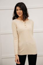 Load image into Gallery viewer, By The Fireplace Thermal Top in Oatmeal