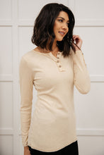 Load image into Gallery viewer, By The Fireplace Thermal Top in Oatmeal