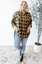 Load image into Gallery viewer, Cabin Views Plaid Button Up Top