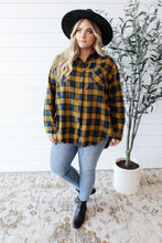 Load image into Gallery viewer, Cabin Views Plaid Button Up Top