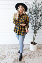 Load image into Gallery viewer, Cabin Views Plaid Button Up Top