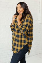 Load image into Gallery viewer, Cabin Views Plaid Button Up Top