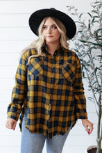 Load image into Gallery viewer, Cabin Views Plaid Button Up Top