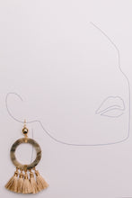 Load image into Gallery viewer, Circle Fringe Earrings