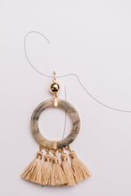 Load image into Gallery viewer, Circle Fringe Earrings