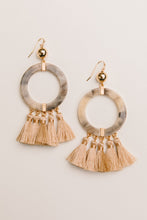 Load image into Gallery viewer, Circle Fringe Earrings