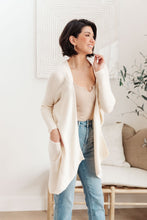 Load image into Gallery viewer, Cozy Nights Cardigan In Cream