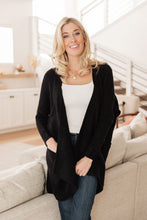 Load image into Gallery viewer, Cozy Nights Cardigan in Black