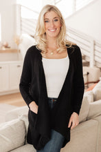 Load image into Gallery viewer, Cozy Nights Cardigan in Black