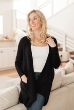 Load image into Gallery viewer, Cozy Nights Cardigan in Black