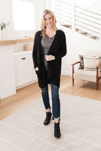 Load image into Gallery viewer, Cozy Nights Cardigan in Black