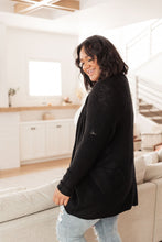 Load image into Gallery viewer, Cozy Nights Cardigan in Black