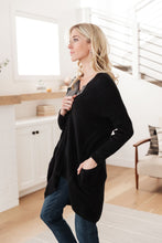 Load image into Gallery viewer, Cozy Nights Cardigan in Black