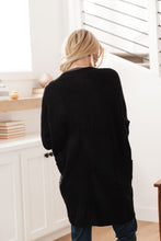 Load image into Gallery viewer, Cozy Nights Cardigan in Black