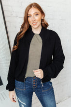 Load image into Gallery viewer, Fireside Zip Up Jacket in Black