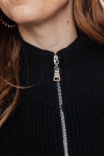 Load image into Gallery viewer, Fireside Zip Up Jacket in Black
