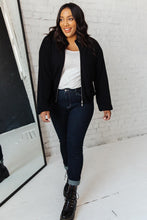 Load image into Gallery viewer, Fireside Zip Up Jacket in Black