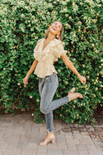 Load image into Gallery viewer, Folksong Floral Top in Yellow