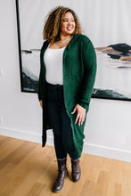 Load image into Gallery viewer, DOORBUSTER Hooded Cardigan in Hunter Green