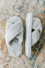 Load image into Gallery viewer, Toasty But Mostly Cozy Gray Slippers
