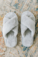 Load image into Gallery viewer, Toasty But Mostly Cozy Gray Slippers