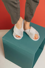 Load image into Gallery viewer, Toasty But Mostly Cozy Gray Slippers