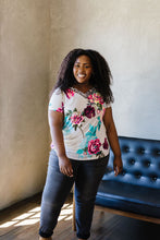 Load image into Gallery viewer, Unexpected Flowers V-Neck Top