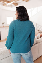 Load image into Gallery viewer, Waffle Love Thermal Top In Blue