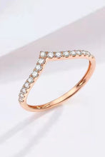 Load image into Gallery viewer, 925 Sterling Silver Heart-Shaped Moissanite Ring