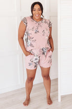 Load image into Gallery viewer, Floral Wild Side Lounge Bottoms In Mauve
