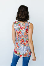 Load image into Gallery viewer, Tank Heavens Floral & Stripes Top