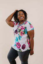 Load image into Gallery viewer, Unexpected Flowers V-Neck Top
