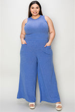 Load image into Gallery viewer, Basic Bae Full Size Ribbed Tank and Wide Leg Pants Set