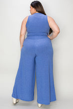 Load image into Gallery viewer, Basic Bae Full Size Ribbed Tank and Wide Leg Pants Set