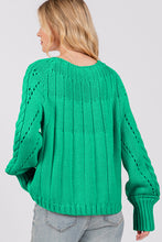 Load image into Gallery viewer, SAGE + FIG Cable-Knit Long Sleeve Sweater