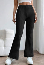 Load image into Gallery viewer, Basic Bae Full Size Ribbed High Waist Flare Pants