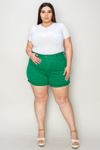 Load image into Gallery viewer, Judy Blue Full Size Tummy Control Garment Dyed Denim Shorts