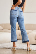 Load image into Gallery viewer, Judy Blue Full Size Release Hem Cropped Bootcut Jeans