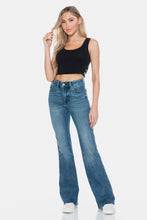 Load image into Gallery viewer, Judy Blue Full Size Tummy Control Cut Hem Flare Jeans