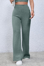 Load image into Gallery viewer, Basic Bae Full Size Ribbed High Waist Flare Pants