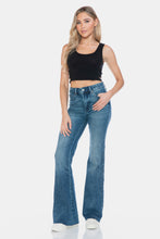 Load image into Gallery viewer, Judy Blue Full Size Tummy Control Cut Hem Flare Jeans