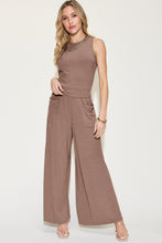 Load image into Gallery viewer, Basic Bae Full Size Ribbed Tank and Wide Leg Pants Set