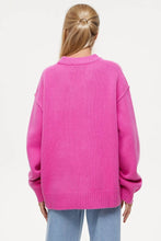 Load image into Gallery viewer, Basic Bae Round Neck Dropped Shoulder Sweater